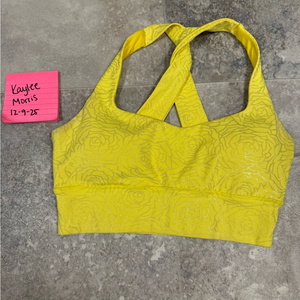 Crowned Athletics Enchanted Rose bra